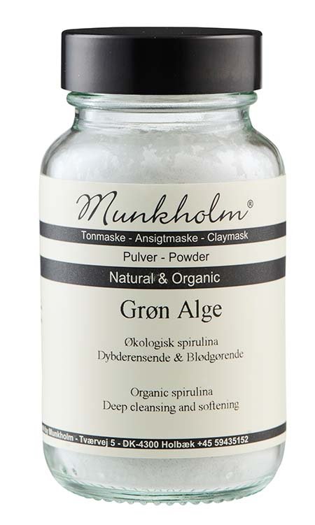 Ansigtsmaske, Grn Alge